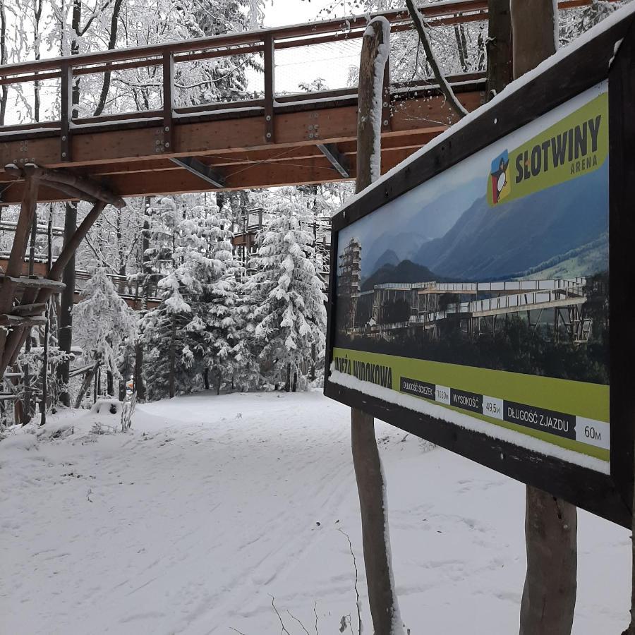 Willa Male Alpy 300 M Od Kompleksow Narciarskich Krynica-Zdrój Exteriör bild