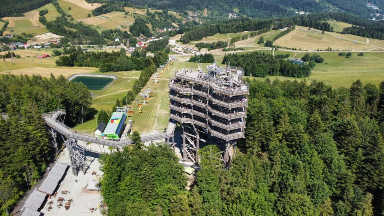 Willa Male Alpy 300 M Od Kompleksow Narciarskich Krynica-Zdrój Exteriör bild